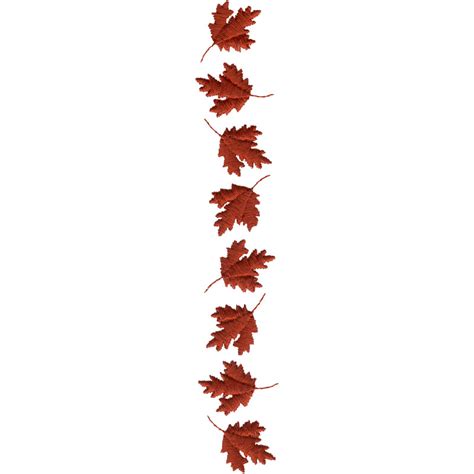 Red Leaves Border