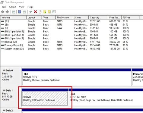 System Reserved Partition Or Efi System Partition On Wrong Drive