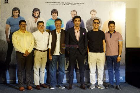 Rajkumar Hirani Bhushan Kumar Ranbir Kapoor Vidhu Vinod Chopra At