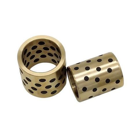 Oilless CNC Machining Solid Strength Graphite Lubricating Bushing