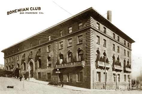 Bohemian Club Building San Francisco Circa 1900 Photograph By