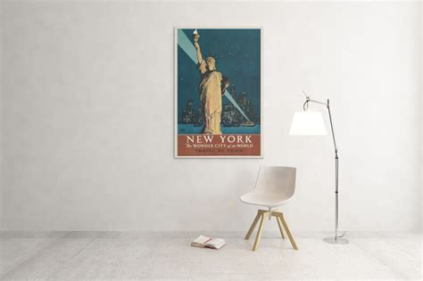 New York The Wonder City Of The World Travel By Train 1927 Travel Print