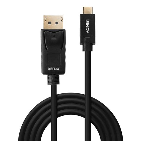 M Usb Type C To Dp K Adapter Cable With Hdr From Lindy Uk