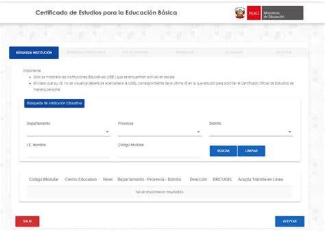 Cómo obtener el certificado de estudios del MINEDU por Internet