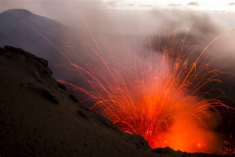 Eruption Mount Yasur Volcano Tanna Island Editorial Stock Photo Stock