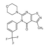 3 Metil 6 Morfolin 4 Il 5 3 Trifluorometil Fenil 5H Isotiazolo 5 4