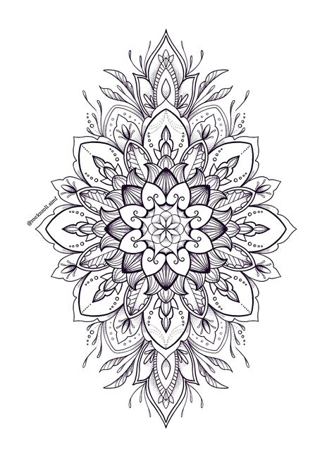 Dotwork Tattoo Mandala Mandala Tattoo Sleeve Geometric Mandala Tattoo Mandala Flower Tattoos