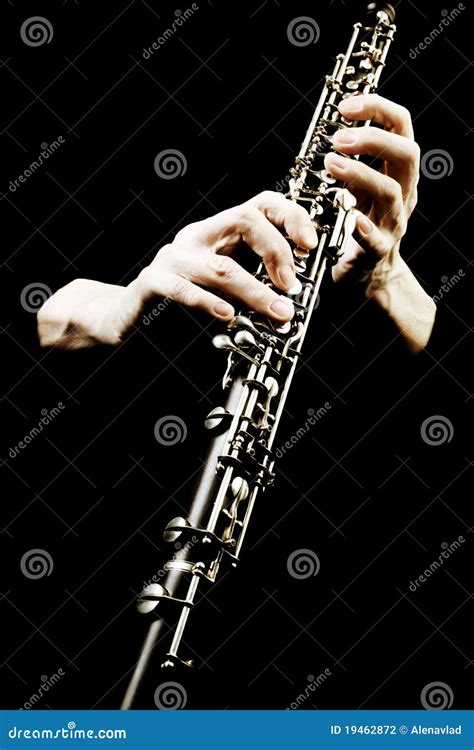 Oboe Musical Instrument of Symphony Orchestra. Stock Photo - Image of ...