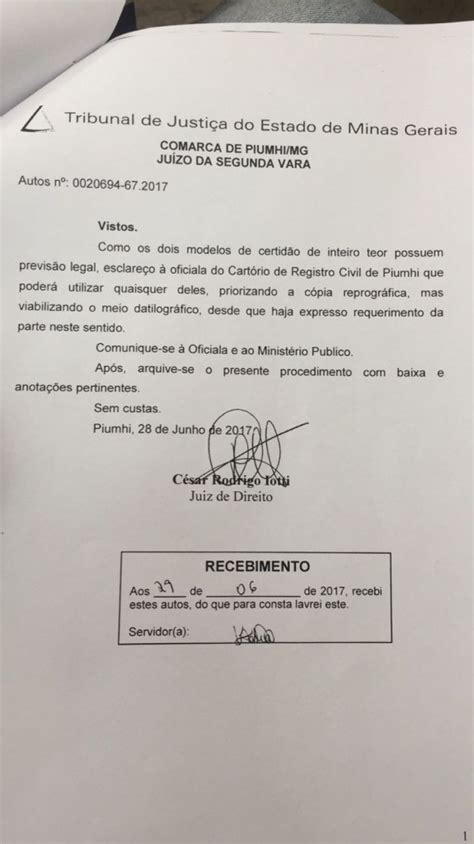 Modelo De Requerimento Para Cartorio