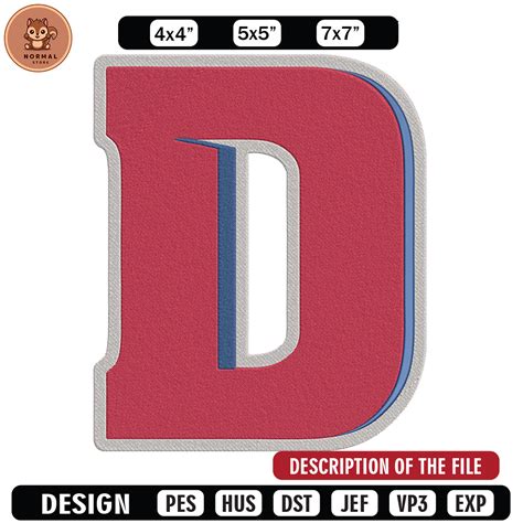 Detroit Titans logo embroidery design, Sport embroidery, log - Inspire ...