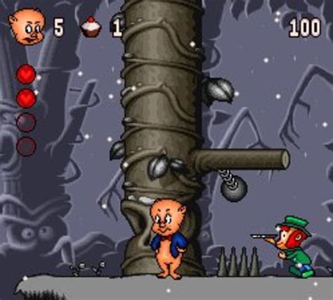 Porky Pig S Haunted Holiday Snes Super Nintendo Screenshots