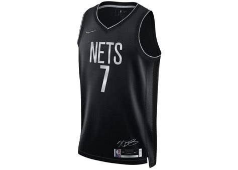 Nike NBA Brooklyn Nets Kevin Durant Jersey Black Men's - FW23 - US