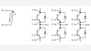 FS300R17KE3 1700 V 300 A Sixpack IGBT Module Infineon Technologies