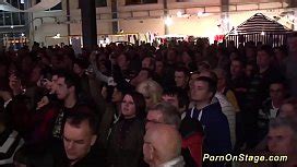 Threesome Fuck Orgy On Public Stage XNXX