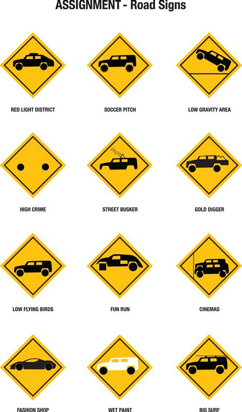 Road Signs Symbols