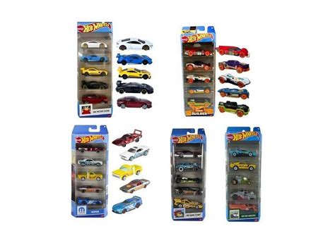 Carrinhos Hot Wheels Pacote 5 Miniaturas Escala 1 64 Mattel o Melhor Preço é no Zoom