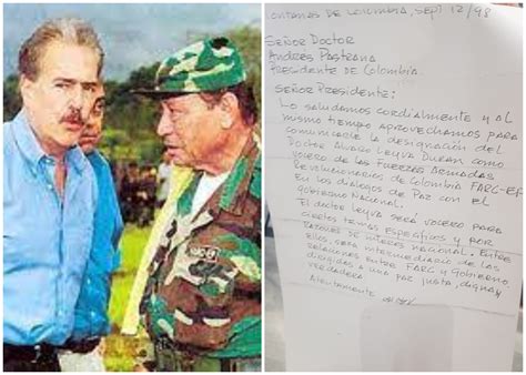 La Carta De Marulanda A Pastrana Que Este Guard M S De A Os