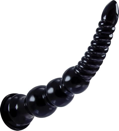 Amazon Inch Long Anal Bead Butt Plug Soft Flxible Thread Head