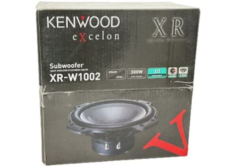 New Kenwood Excelon Reference Xr W Ohm Car Subwoofer Sub