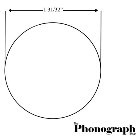 Pathe Reproducer Diaphragm Mica 1 31/32" (1.96875) with no hole – The