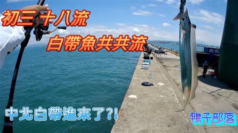 初三 十八流 白帶魚共共流白帶真的來了嗎台中港北堤鴨子部落用天亞釣白帶路亞天亞 Youtube