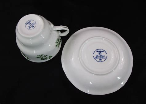 Vintage Arklow Irish Bone China Shamrock Tea Cup And Saucer Tea Cup