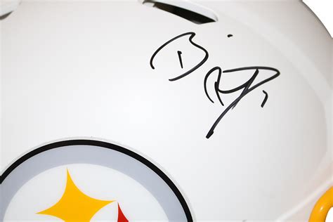 Ben Roethlisberger Signed Pittsburgh Steelers Authentic White Helmet