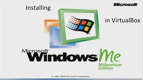 Installing Windows Me In Virtualbox Youtube