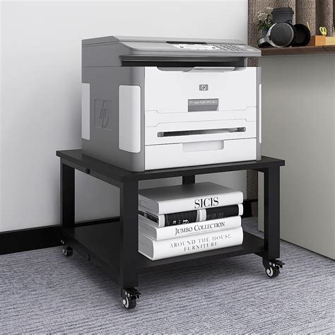 Natwind Tiers Office Movable Laser Printer Copier Stand Cart Under