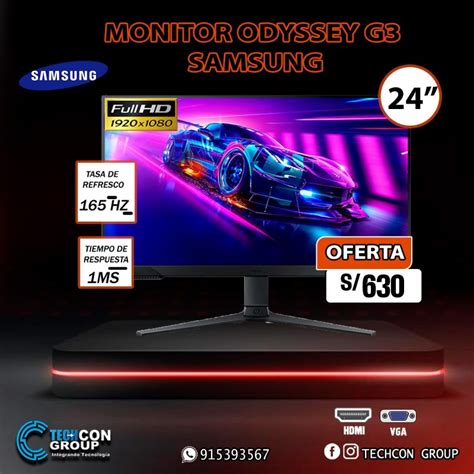 Monitor Gamer Samsung Odyssey G Fhd Panel Va Hz Ms