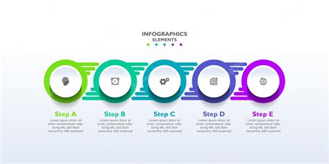 Premium Vector Flat Circular Diagram Infographic Business Background