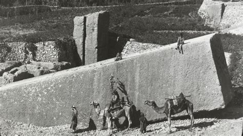 Worlds Largest Hewn Stones Of Baalbek Trilithon