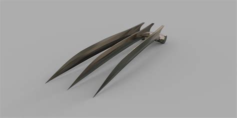 Wolverine claws model - TurboSquid 1329734