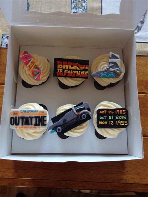 Cupcakes Back To The Future Back To The Future Party Back To The