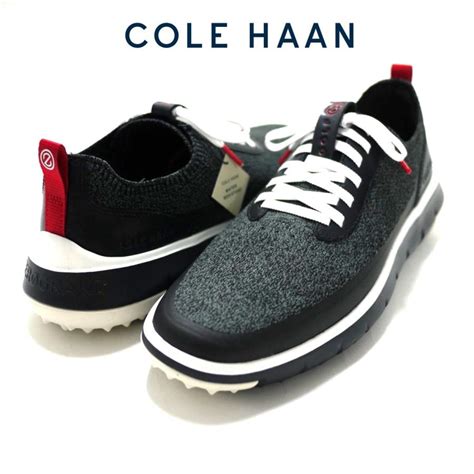 コールハーン ジェネレーションゼログランド 撥水 ゴルフシューズブラック Cole Haan Mens Generation Zerogrand Golf Sneaker