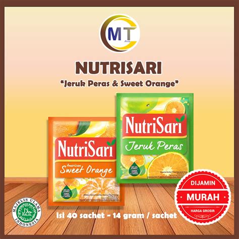 Jual Nutrisari Sachet 1 Pack Lebih Murah Nutrisari American Sweet