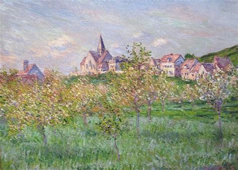 Spring In Giverny Afternoon Effect Claude Monet Etsy