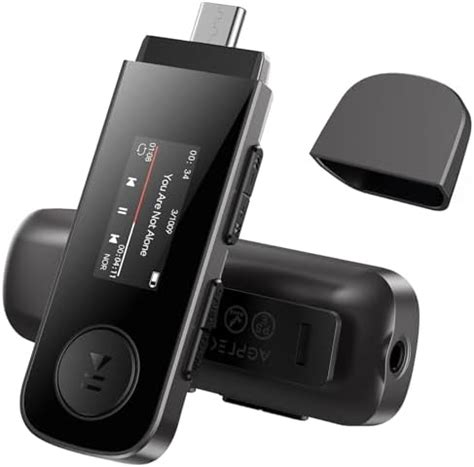 AGPTEK 64Go Lecteur Mp3 USB C Avec Bluetooth 5 3 Clip Sport Mini