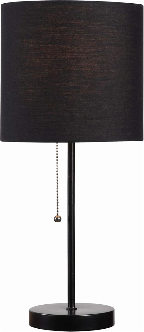 Kenroy Home Bl Blk Table Tom Accent Lamps Small Black Amazon