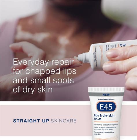 E45 Lips And Dry Skin Lip Balm Moisturising Natural For And 7350087737010 Ebay