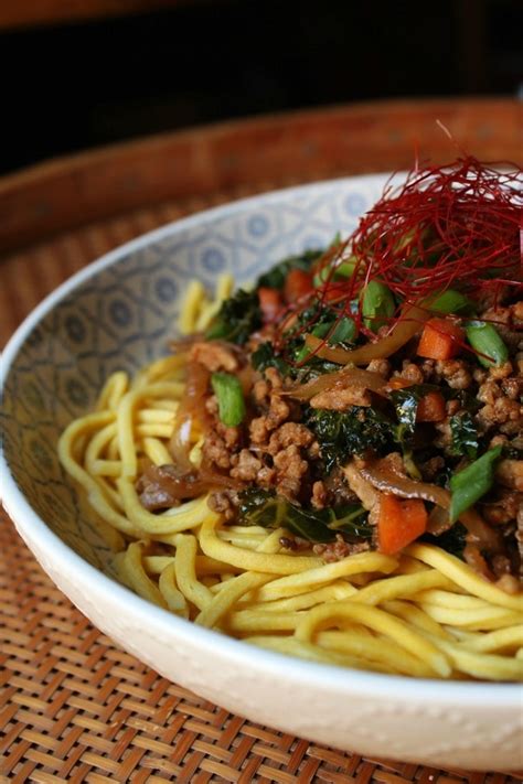 Szechuan Ground Pork Stir Fry Noodles Dish N The Kitchen