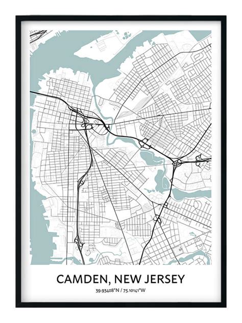 Camden Map Poster - Your City Map Art - Positive Prints