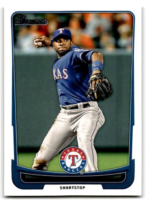 2012 Bowman Elvis Andrus Texas Rangers 153 EBay