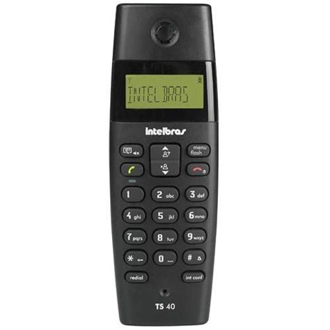 Telefone Sem Fio Dect 60 Com Identificador De Chamadas Ts40id Preto