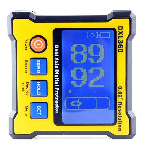 Dual Axis Angle Sensor Meter Dxl360 Digital Protractor Inclinometer