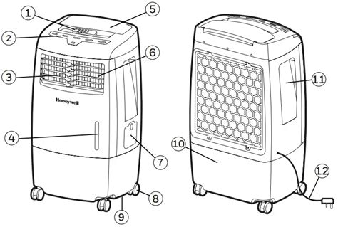 Honeywell Cl Ae Portable Evaporative Air Cooler User Manual