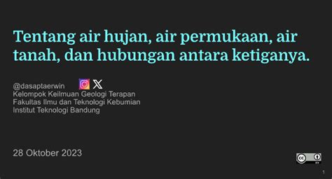 Webinar Tentang Musim Hujan Magister Teknik Air Tanah Fakultas Ilmu