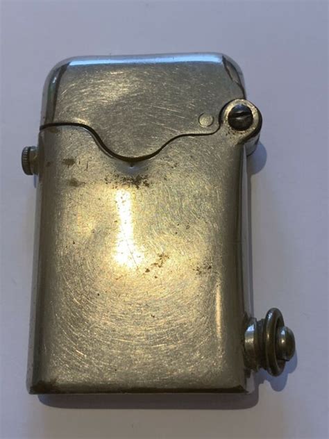 Antique Thorens Swiss Lighter 101 Automatic Single Claw Chrome Smoking