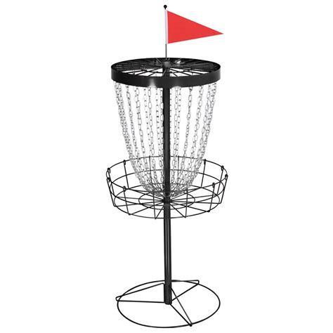 24-Chain Disc Golf Basket Flying disc Golf Basket Black - Walmart.com ...