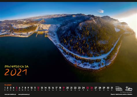Zesp Elektrowni Wodnych Niedzica Kalendarz